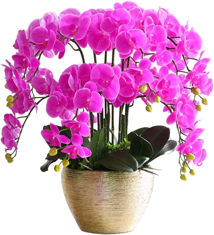 Elegant Artificial Orchid Bonsai Arrangement